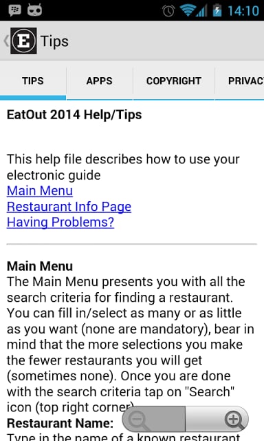 Eat Out Restaurant Guide 2015截图2