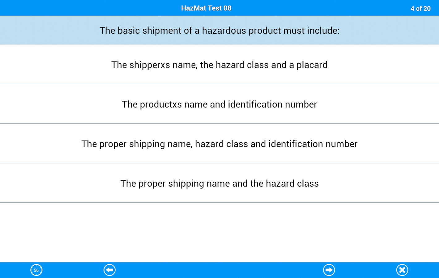 HazMat Test Lite截图6