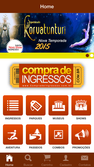 Compra de Ingressos截图3