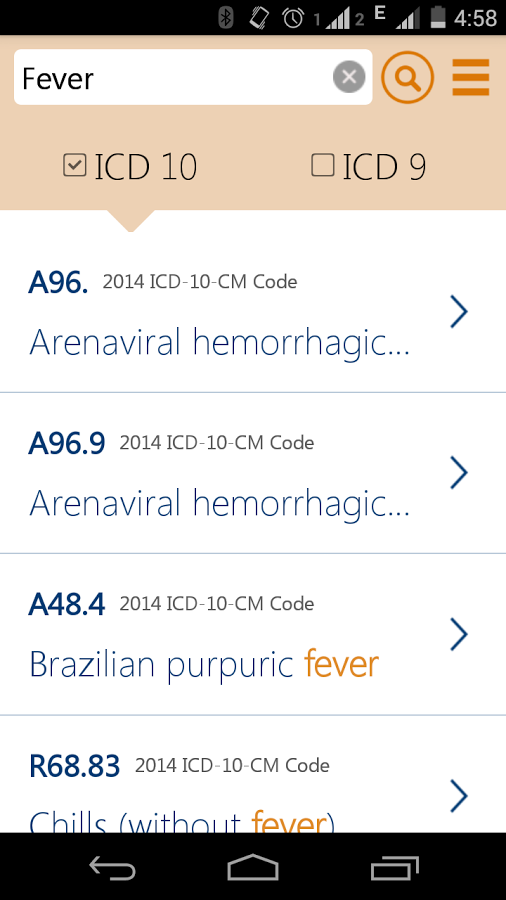 ICD-10 & ICD-9 Code Reference截图8