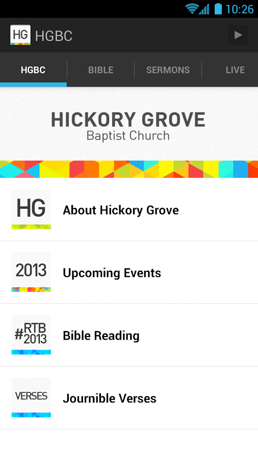 Hickory Grove Baptist Church截图1