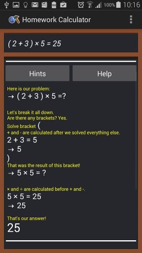 Homework Calculator截图6