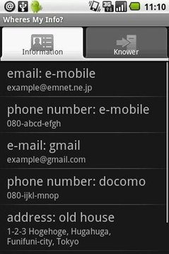 Where's My Info?截图