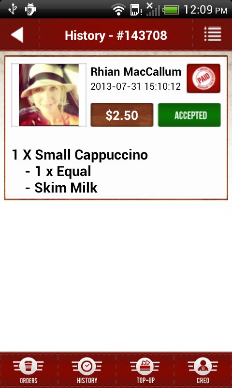 TXT4Coffee Shop App截图1