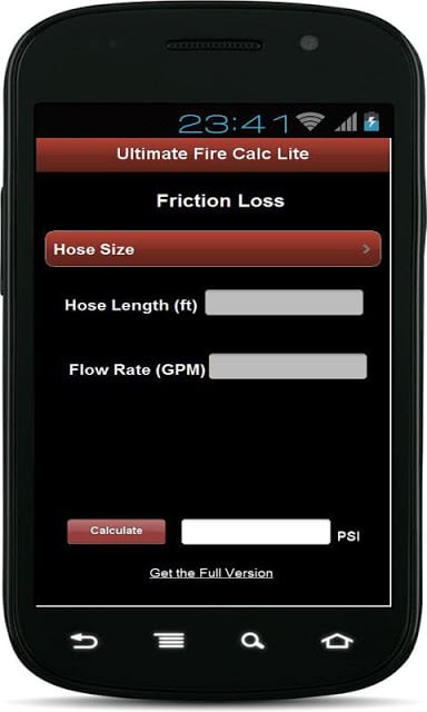Ultimate Fire Calculator Lite截图2