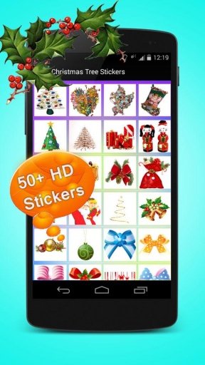 Christmas Tree Stickers截图1