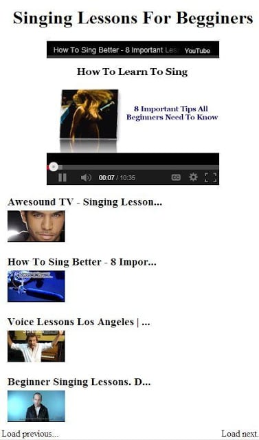 Singing Lessons For Beginners截图3