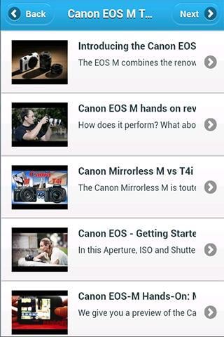 Canom E0S M Tutorial截图1