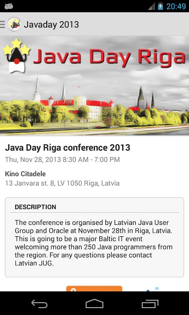 Riga Java Day 2013截图1