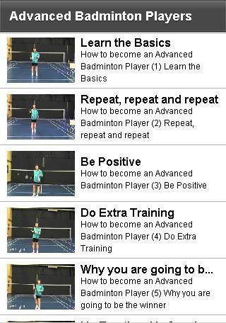 Advanced Badminton Playe...截图2