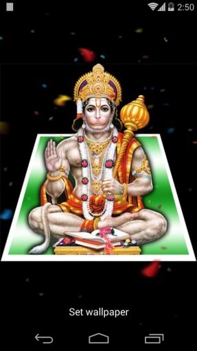 Jai Hanuman 3D Effects Wallpaper截图1