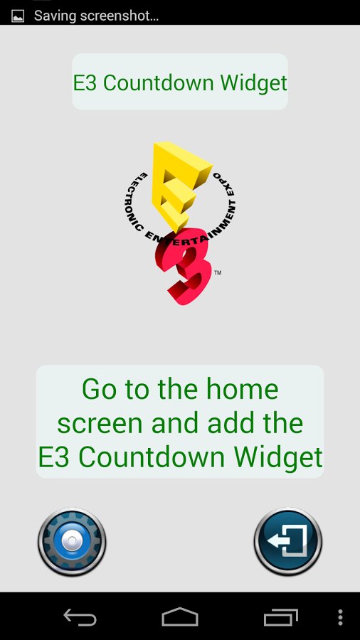 E3 Countdown Widget截图5