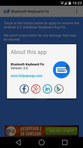 Bluetooth Keyboard Bug Fix截图3