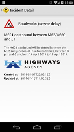 UK Traffic Information Alerts截图4