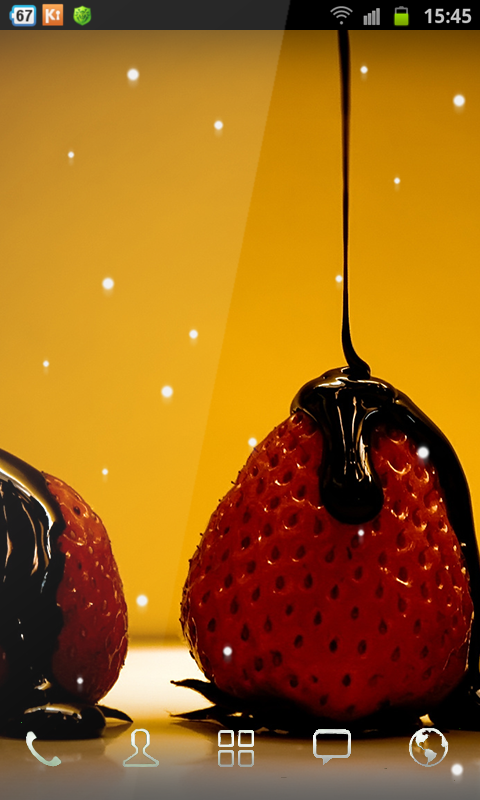 Galaxy Strawberry Wallpaper截图5