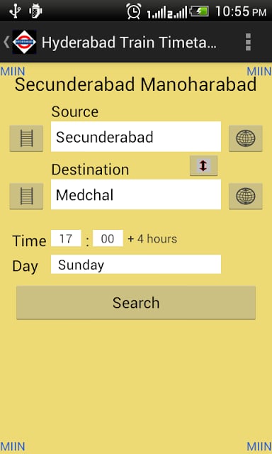 Hyderabad MMTS Train Timetable截图6