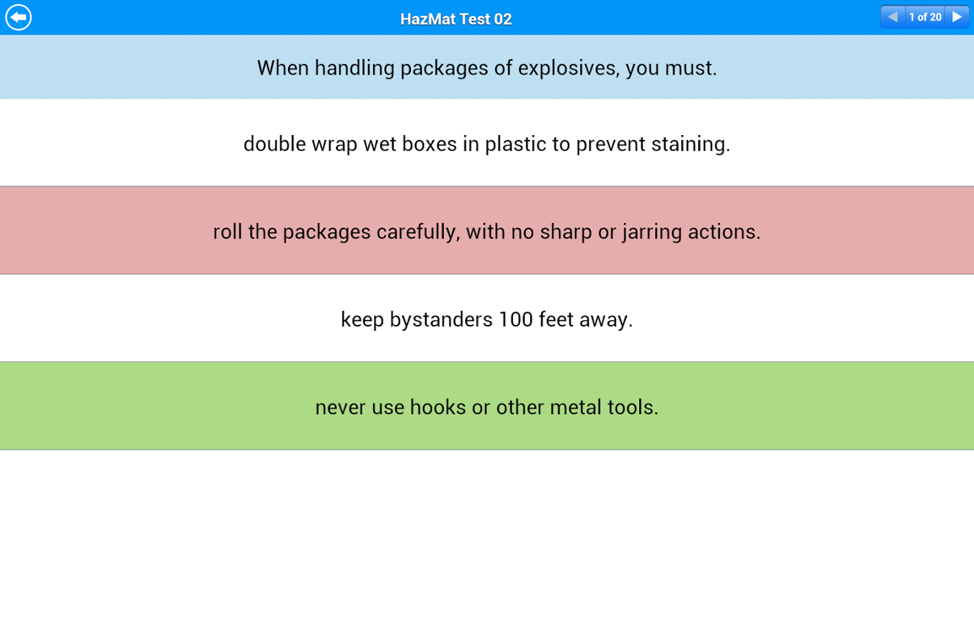 HazMat Test Lite截图4