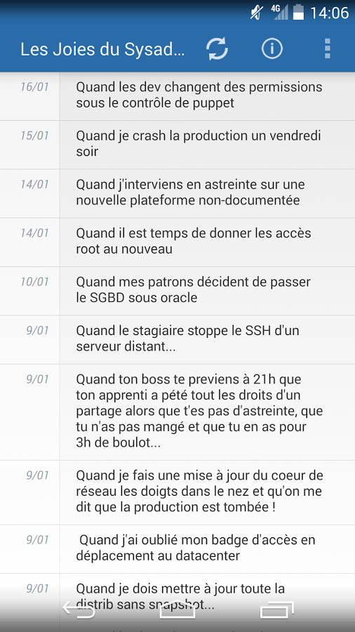 Les Joies du Sysadmin截图5