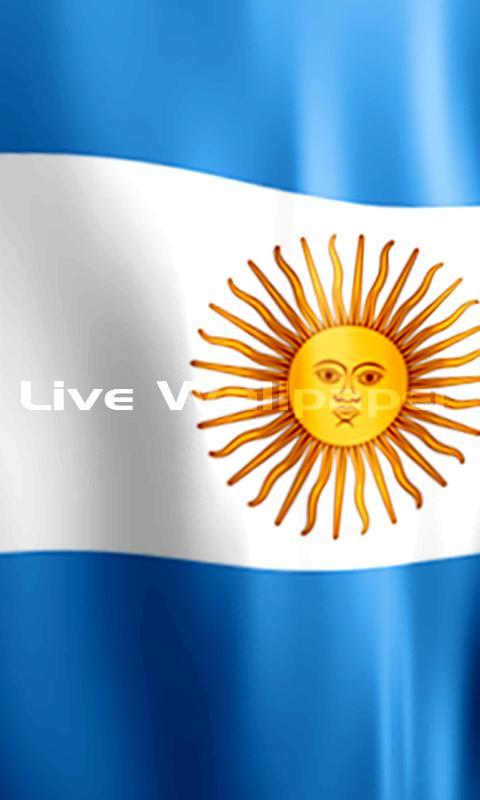 Argentina Flag LWP Free截图1