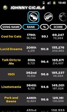 Rock Band myScores截图