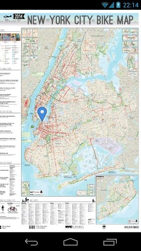 NYC Bike Map Offline截图1