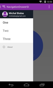 Navigation Drawer SI截图