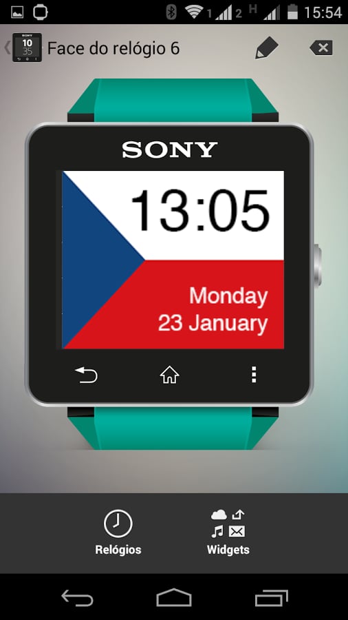 Watchface Czech (Sony SW...截图2