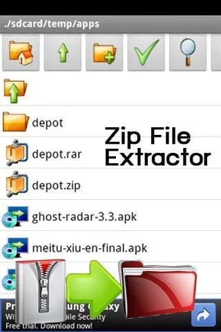 Unrar Unzip - Zip Files截图1