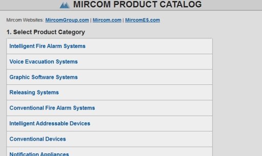 Mircom Product Catalog截图2