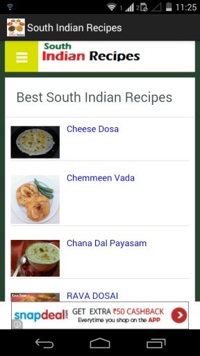 South Indian food recipes截图1