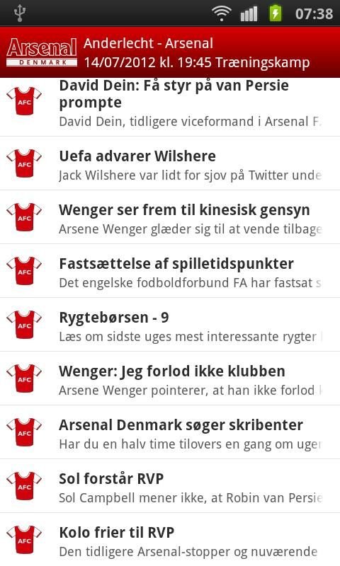 Arsenal Denmark截图1