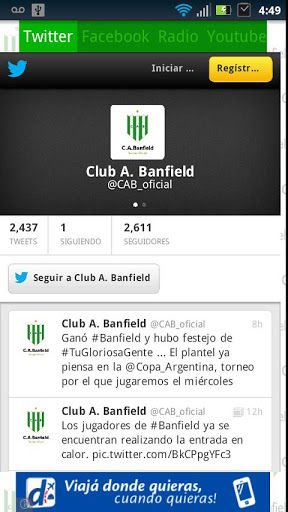 App del Hincha - Banfield截图3