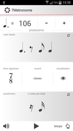 7Metronome: Pro Metronome截图3