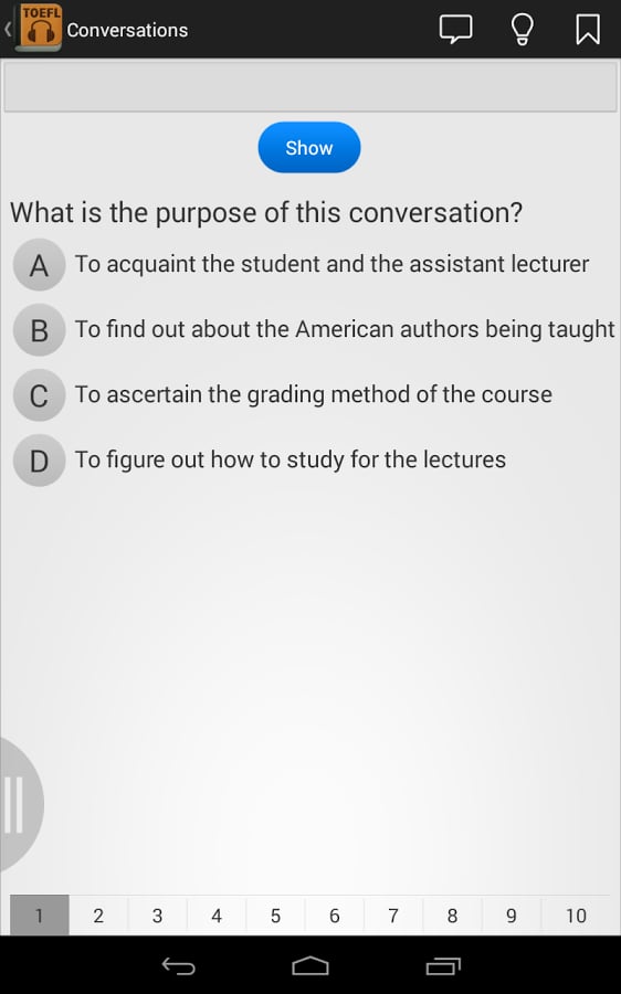 TOEFL Listening截图1