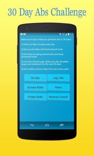 30 Day Abs Challenge截图3