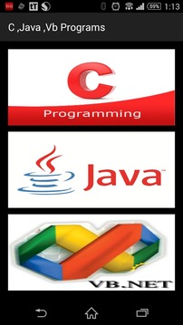 C , Java , VB.Net Progra...截图