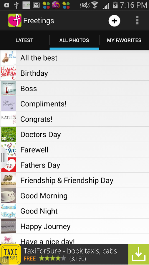 Freetings: Free Greeting Cards截图3