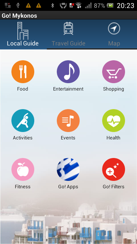 Go! Mykonos Application截图1