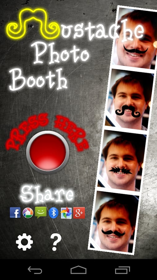 Mustache Photo Booth截图3