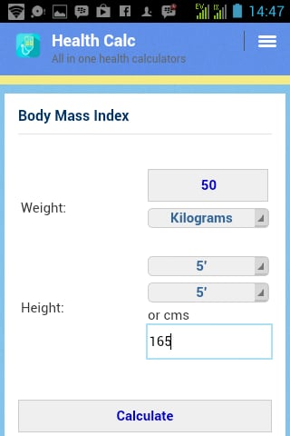 Health Calc截图4