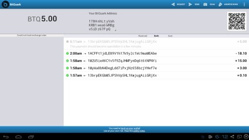 BitQuark Wallet截图4