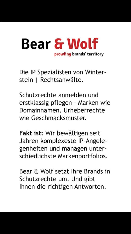 Rechtsanwalt Bear&amp;Wolf截图6