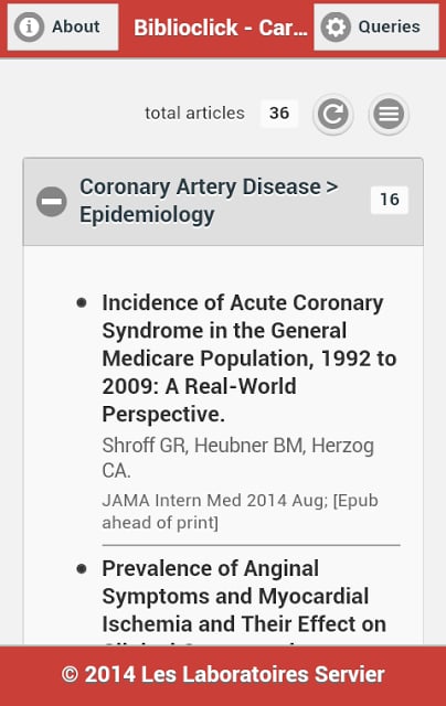 Biblioclick in Cardiology截图6