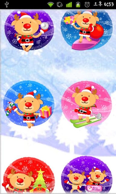 Christmas Sticker Widget Seven截图1