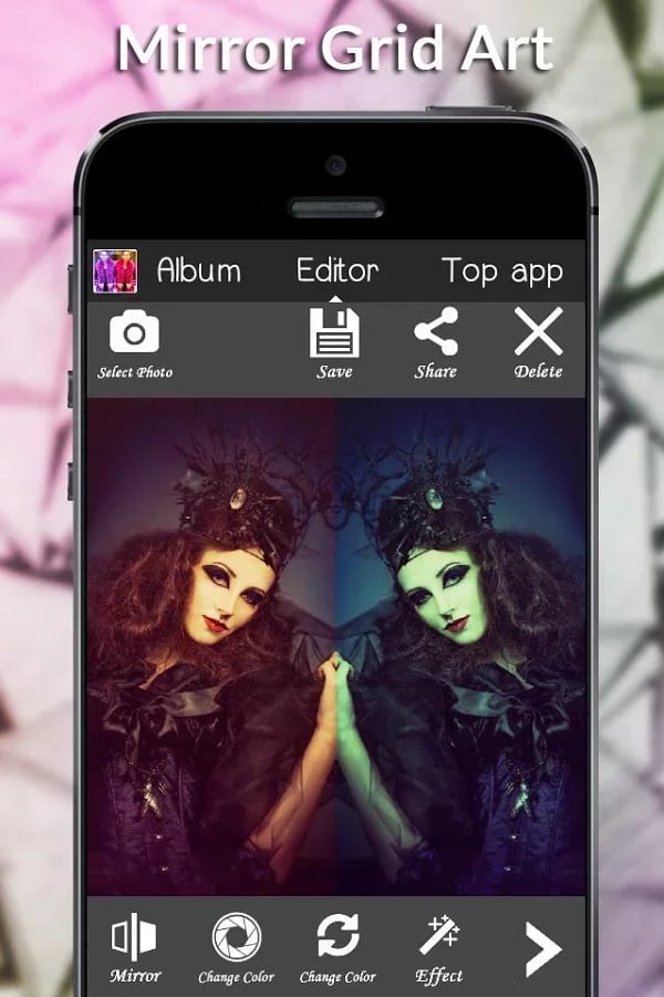 Mirror Grid Art截图6