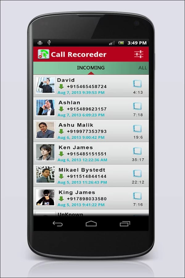 Smart My CallRecorderFree截图3