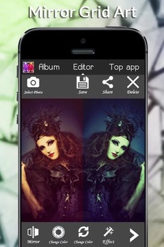 Mirror Grid Art截图