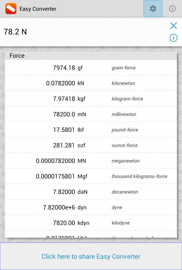 Easy Converter: Unit&amp;Cur...截图4