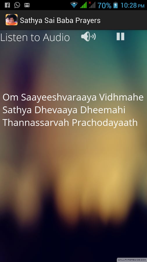 Sathya Sai Baba Prayers截图1