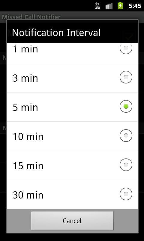 Missed Call Notifier截图2